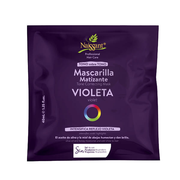 Tono sobre tono  Mascarilla Matizante Violeta Naissant 40 ml